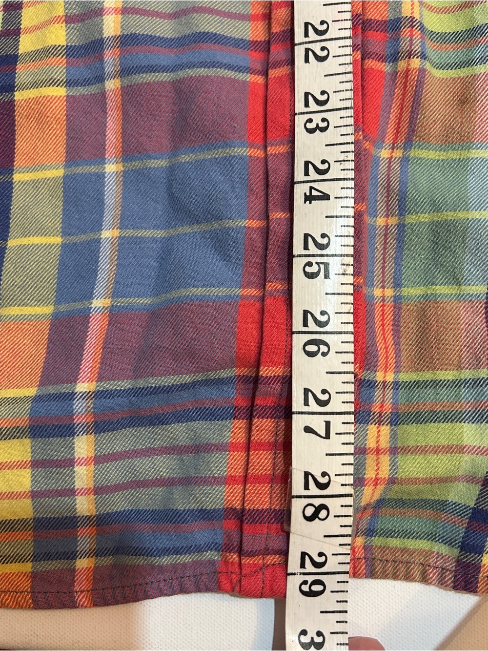 Lauren Ralph Lauren Jeans Co. Plaid Button Front Shirt Women’s XL 100% Cotton - Picture 6 of 7
